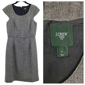 J. Crew Tweed Wool Blend Dress Size 0